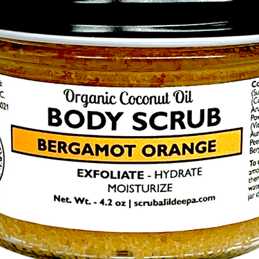 Coconut Body Scrub - Bergamot Orange